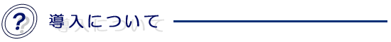 導入について